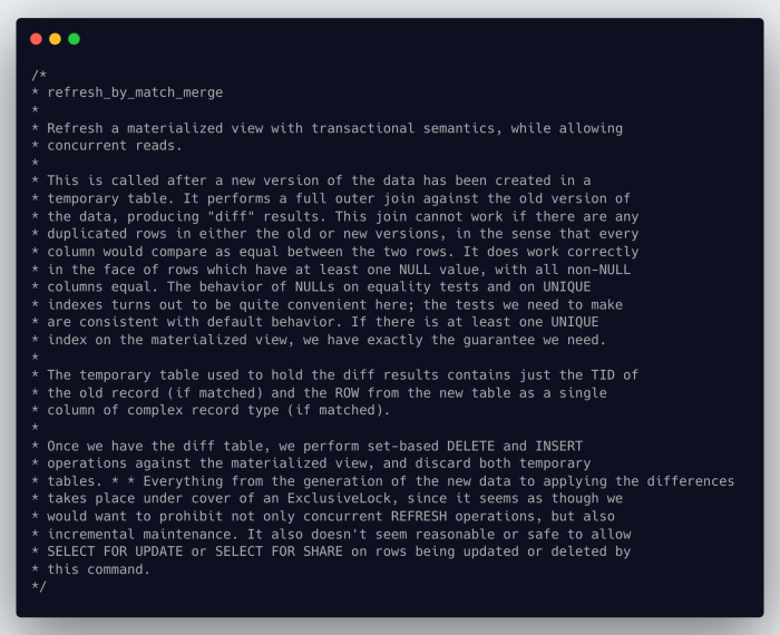 documentation